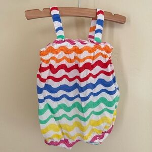 Primary Baby Smocked Tank Shortie - 3-6 months